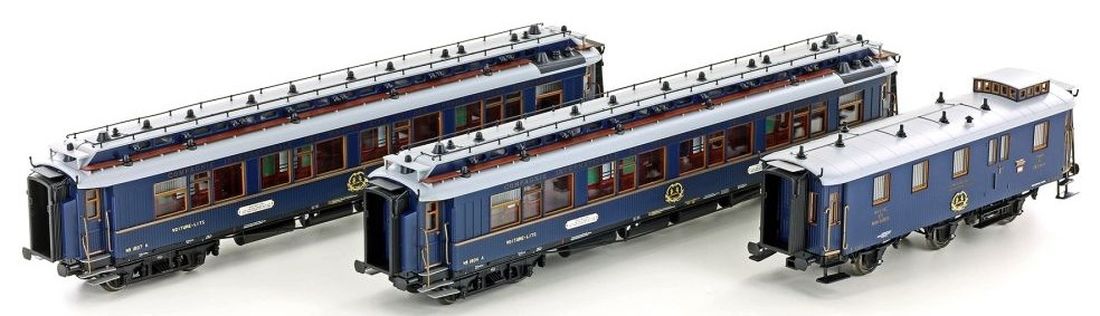 Kato HobbyTrain Lemke H44022 - 3pc Personen Wagen Set CIWL Set 1